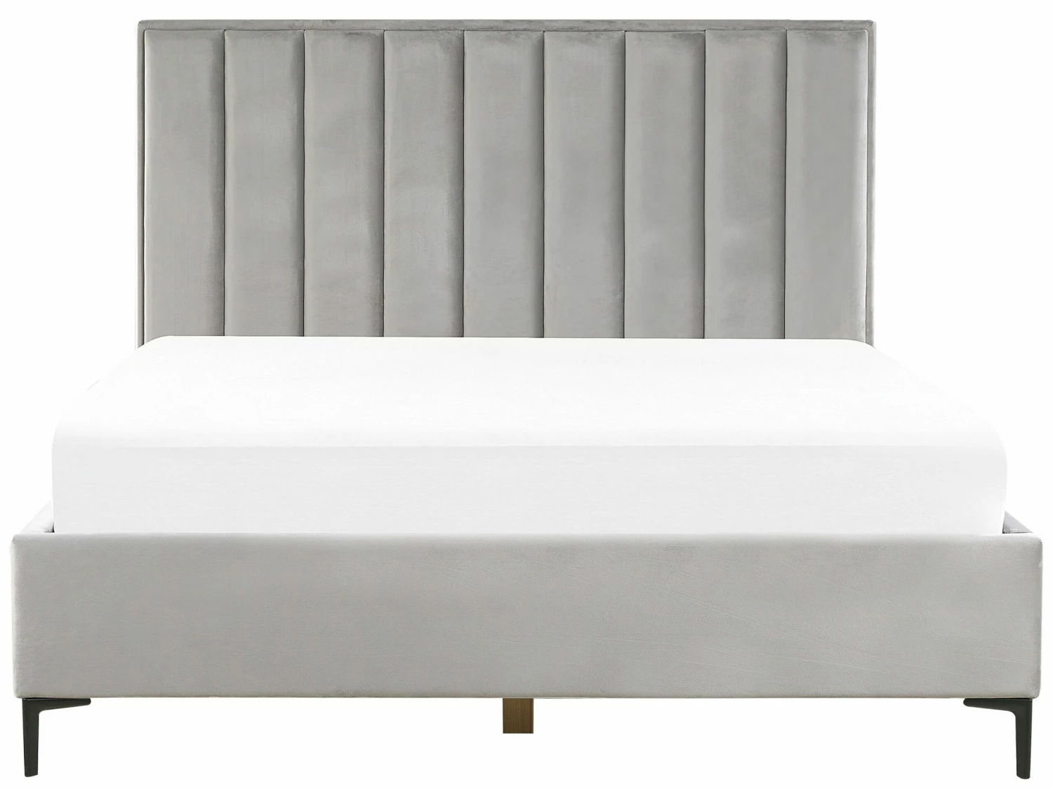 Slaapkamerset Fluweel Lichtgrijs In Diverse Formaten SEZANNE - Afbeelding 10