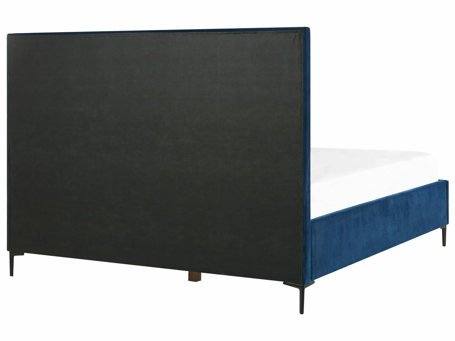 Bed Fluweel Blauw Met Opbergruimte In Diverse Formaten SEZANNE - Afbeelding 6