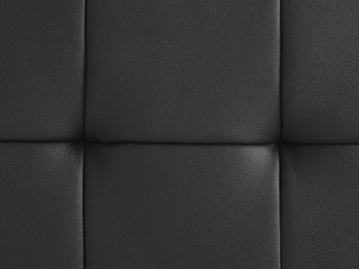 Bed Leer Zwart In Diverse Formaten LILLE - Afbeelding 7