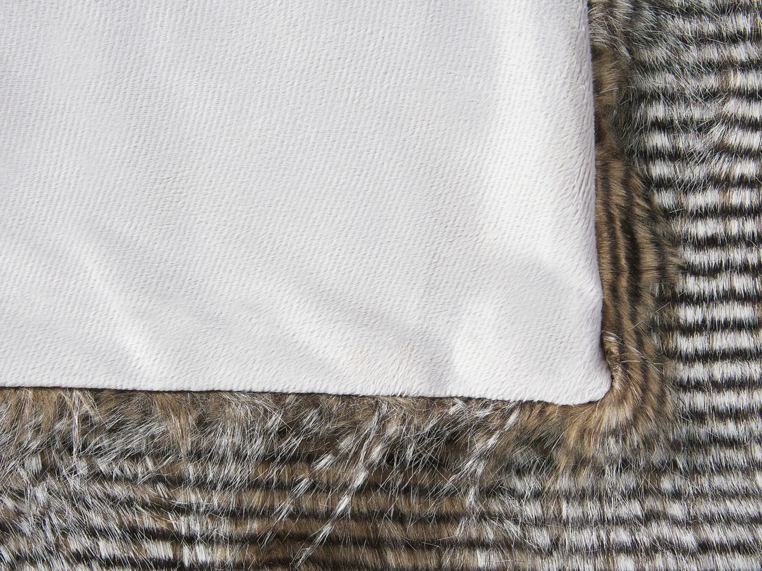 Plaid Bruin/wit In Diverse Formaten ASDAD - Afbeelding 4