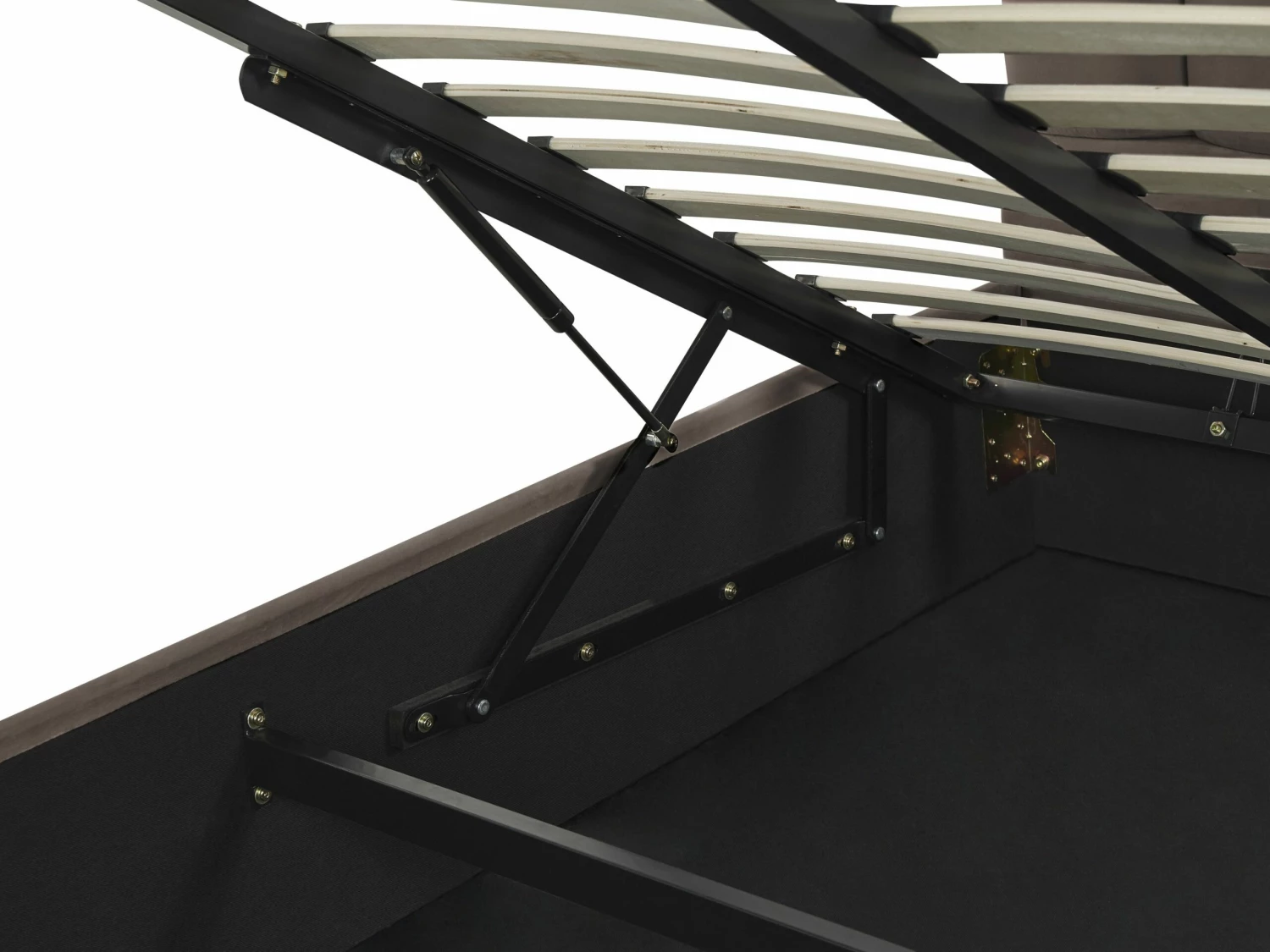 Bed Met Opbergruimte Fluweel VINCENNES Verschillende Maten - Afbeelding 7