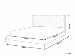 Bed Fluweel Grijs In Diverse Formaten FORBACH 19 Bed Fluweel Grijs In Diverse Formaten FORBACH -slaapkamer Verkoopwinkel undef src sa picid 819176 type whitesh image