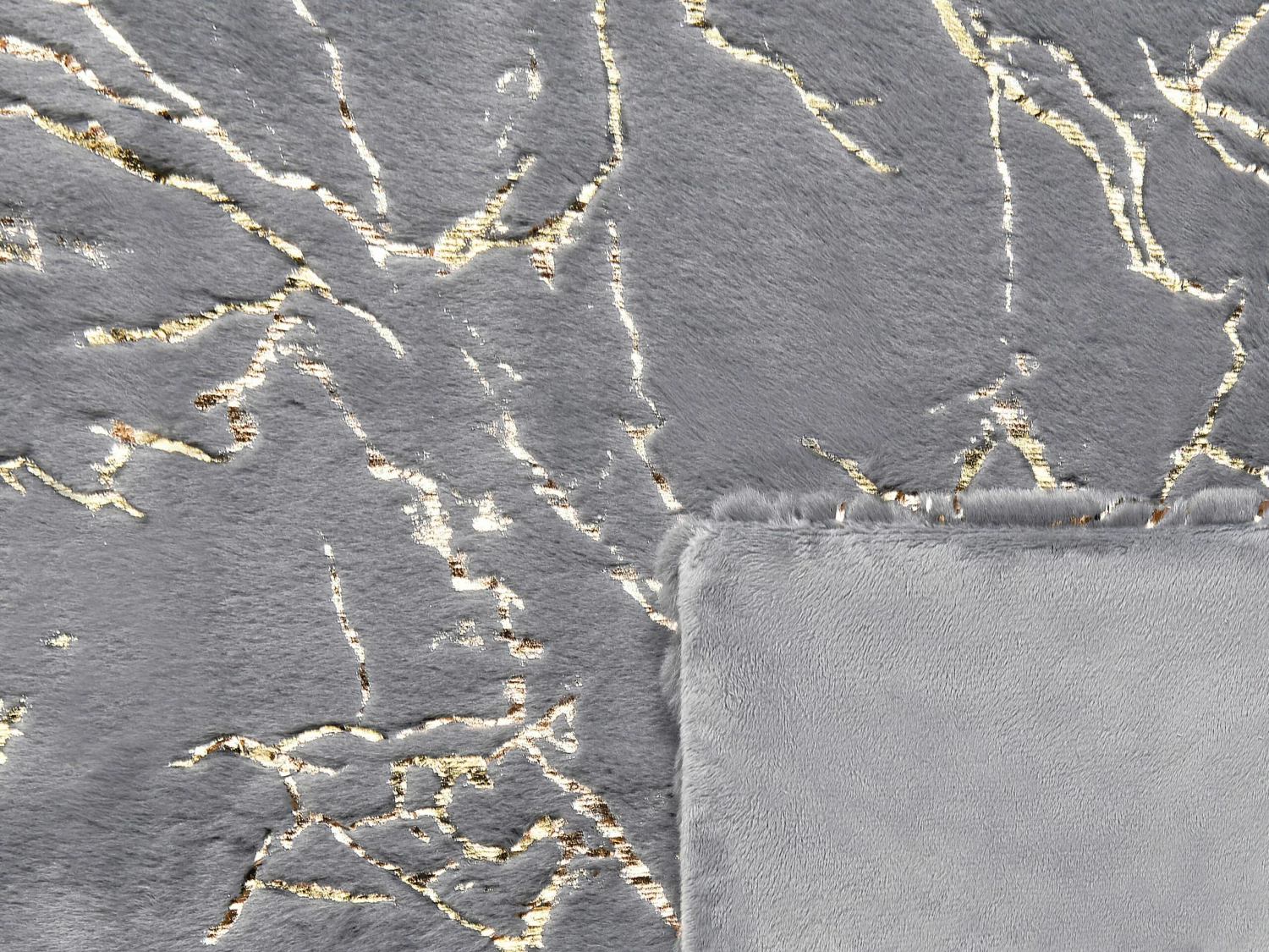 Deken Grijs In Diverse Formaten GODAVARI - Afbeelding 4