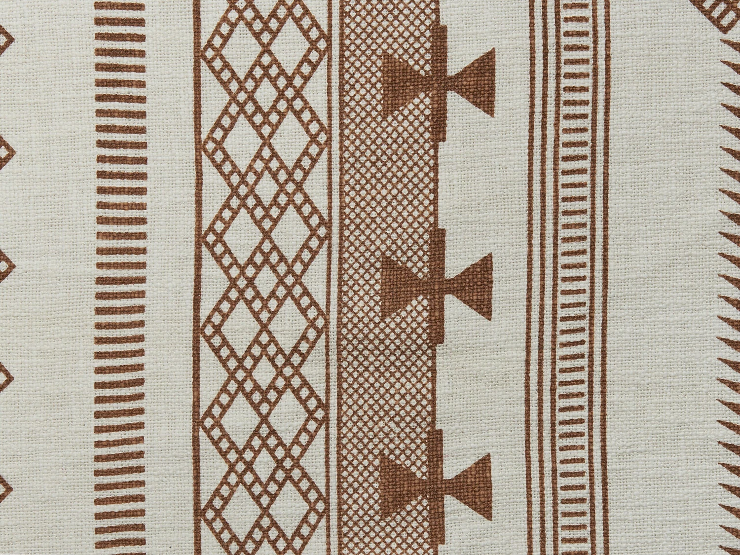 Katoenen Deken 130 X 180 Cm Beige/bruin JORHAT - Afbeelding 4