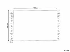 Katoenen Deken 130 X 180 Cm Multicolour AMROHA 11 Katoenen Deken 130 X 180 Cm Multicolour AMROHA -slaapkamer Verkoopwinkel undef src sa picid 829304 type whitesh image