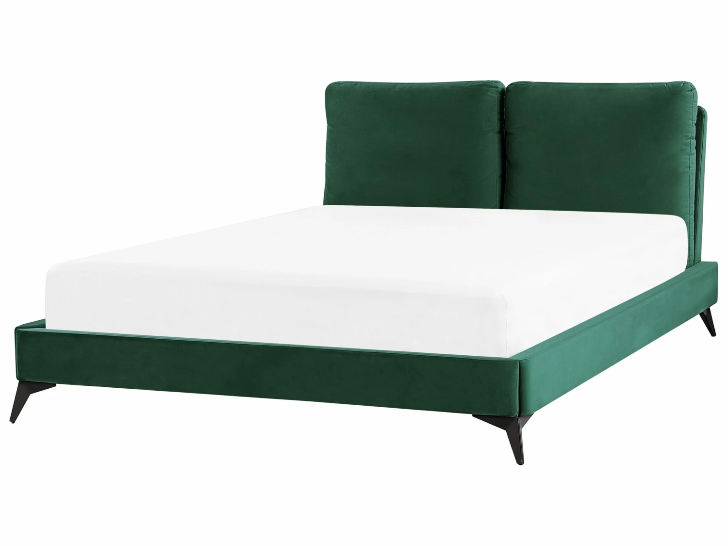 Bed Fluweel Groen In Diverse Formaten MELLE 1 Bed Fluweel Groen In Diverse Formaten MELLE