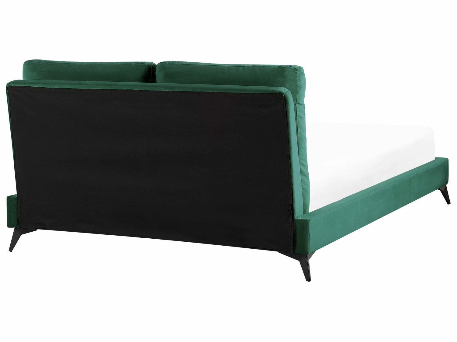 Bed Fluweel Groen In Diverse Formaten MELLE 4 Bed Fluweel Groen In Diverse Formaten MELLE - Afbeelding 4
