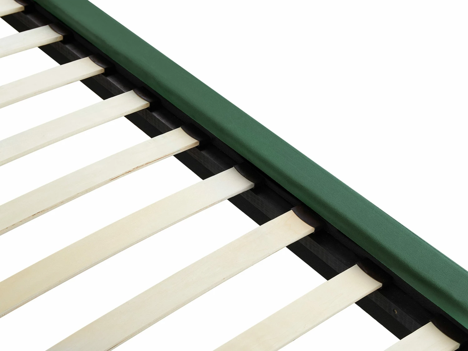 Bed Fluweel Groen In Diverse Formaten MELLE 6 Bed Fluweel Groen In Diverse Formaten MELLE - Afbeelding 6