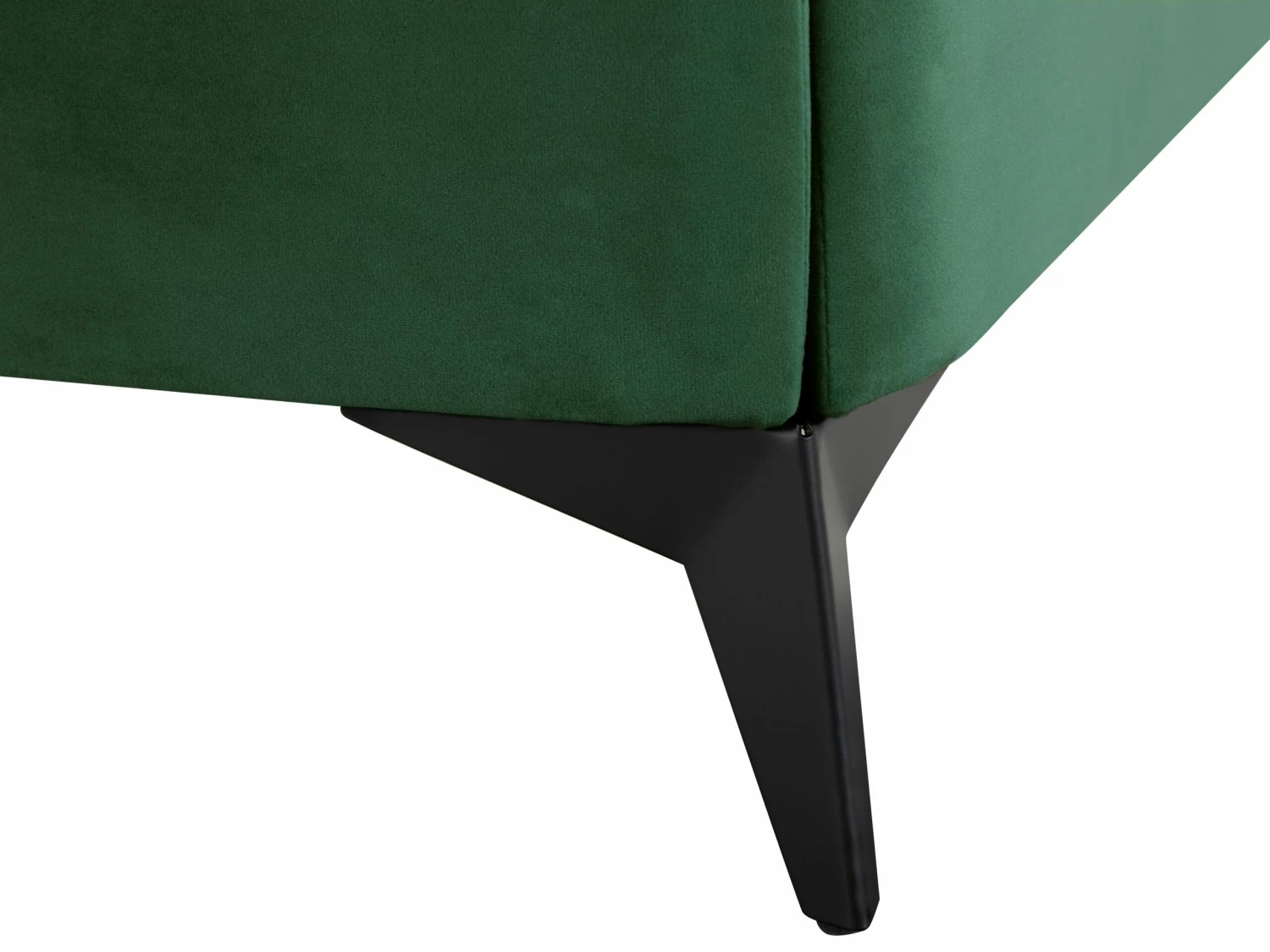 Bed Fluweel Groen In Diverse Formaten MELLE 10 Bed Fluweel Groen In Diverse Formaten MELLE - Afbeelding 10