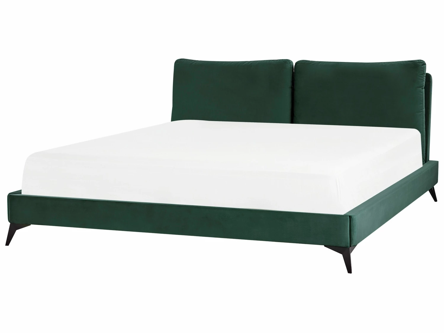 Bed Fluweel Groen In Diverse Formaten MELLE 1 Bed Fluweel Groen In Diverse Formaten MELLE