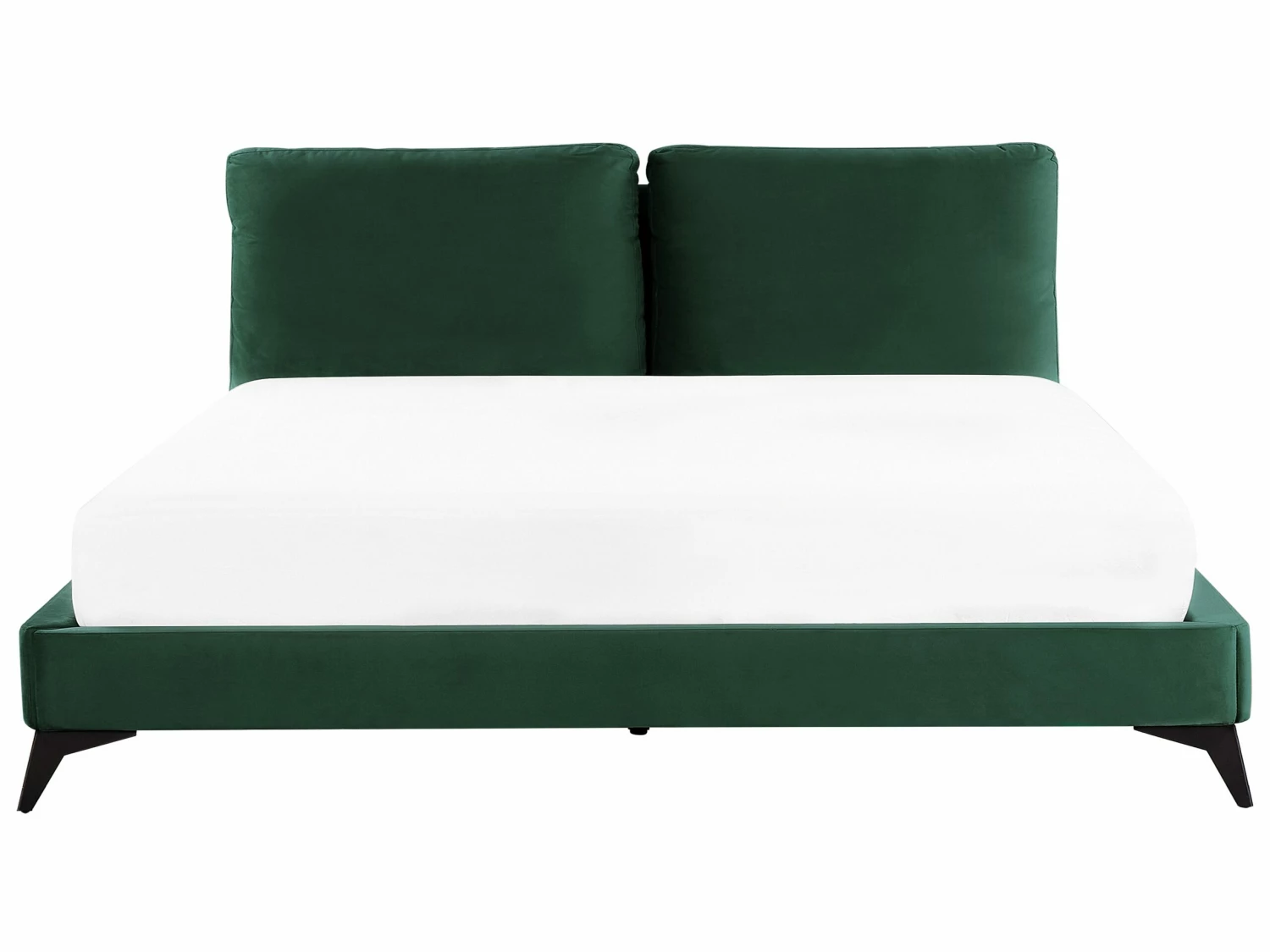 Bed Fluweel Groen In Diverse Formaten MELLE 3 Bed Fluweel Groen In Diverse Formaten MELLE - Afbeelding 3