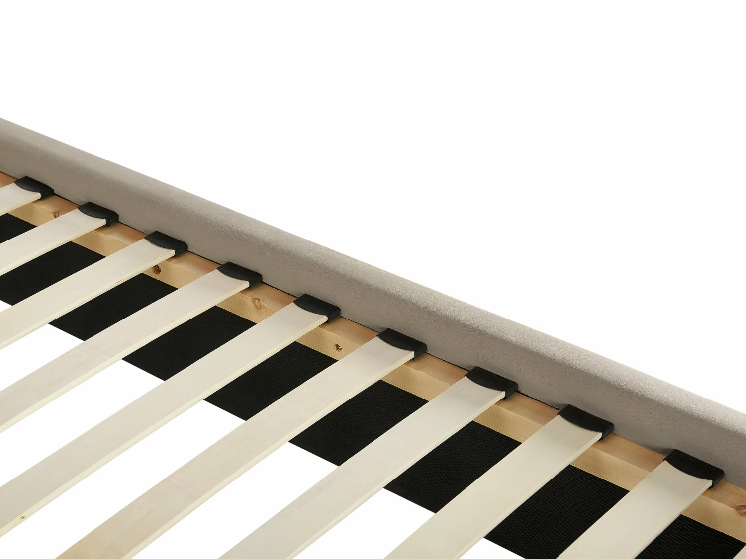 Bed Fluweel Taupe In Diverse Formaten AYETTE - Afbeelding 6