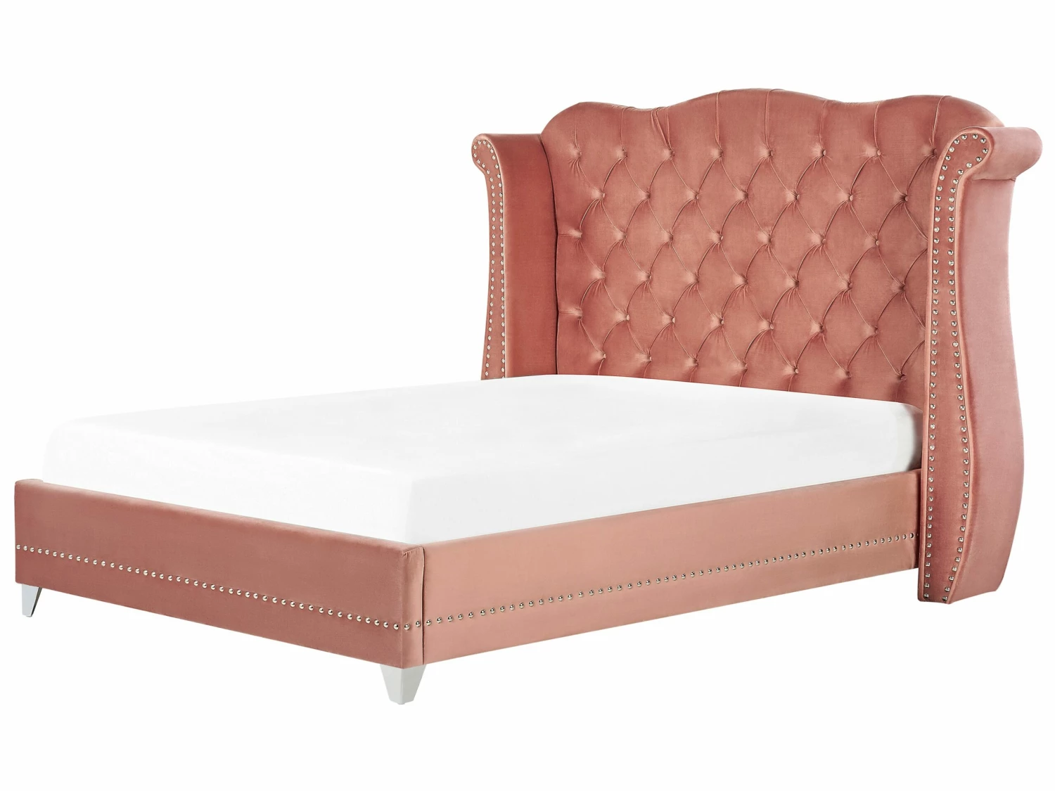 Bed Fluweel Roze In Diverse Formaten AYETTE