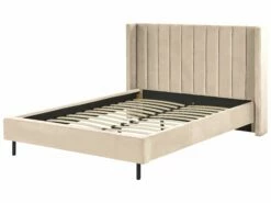 Bed Fluweel Beige In Diverse Formaten VILETTE -slaapkamer Verkoopwinkel undef src sa picid 832580 type whitesh image