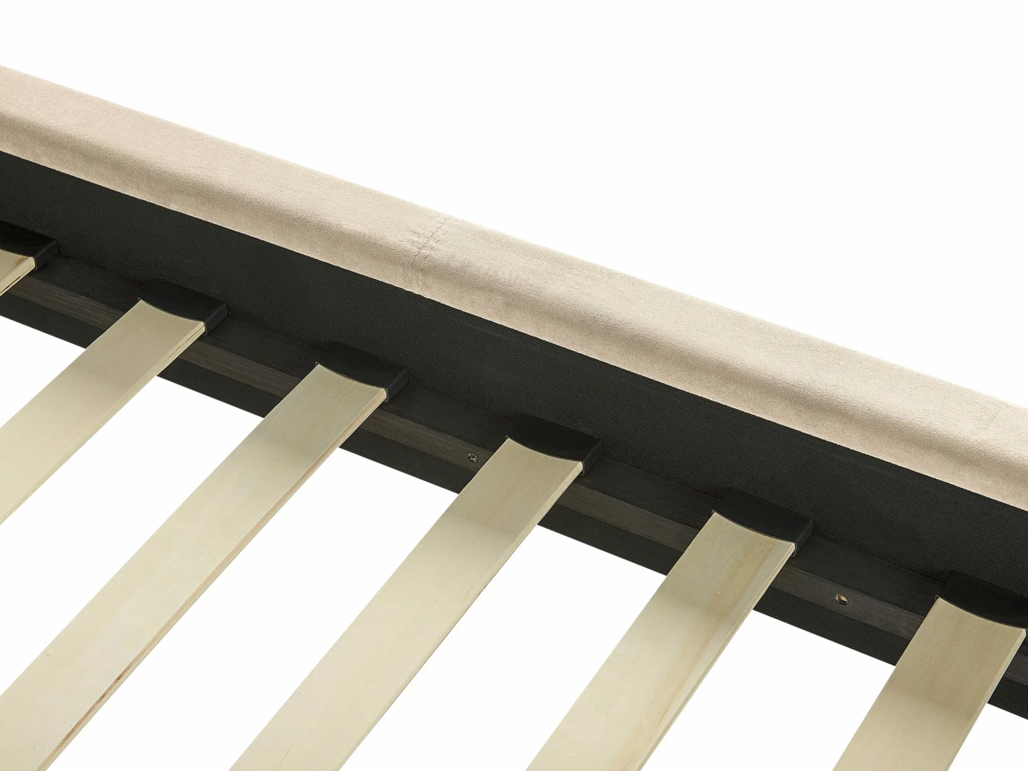 Bed Fluweel Beige In Diverse Formaten VILETTE 7 Bed Fluweel Beige In Diverse Formaten VILETTE - Afbeelding 7