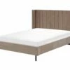 Bed Fluweel Taupe In Diverse Formaten VILLETTE