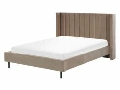 Bed Fluweel Taupe In Diverse Formaten VILLETTE