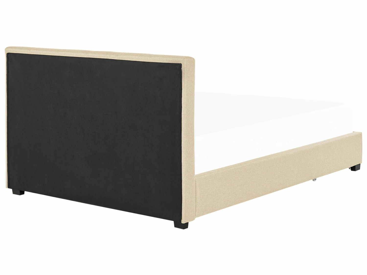 Bed Stof Beige Met Opbergruimte In Diverse Formaten LA ROCHELLE - Afbeelding 9