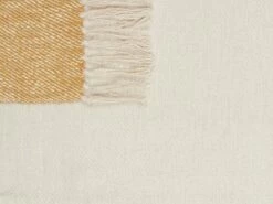 Deken Katoen 130 X 170 Cm Beige En Oranje SALME -slaapkamer Verkoopwinkel undef src sa picid 834453 type whitesh image