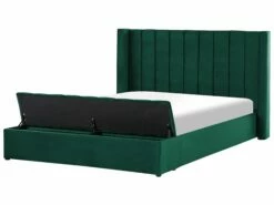 Bed Fluweel Groen Met Opbergruimte In Diverse Formaten NOYERS