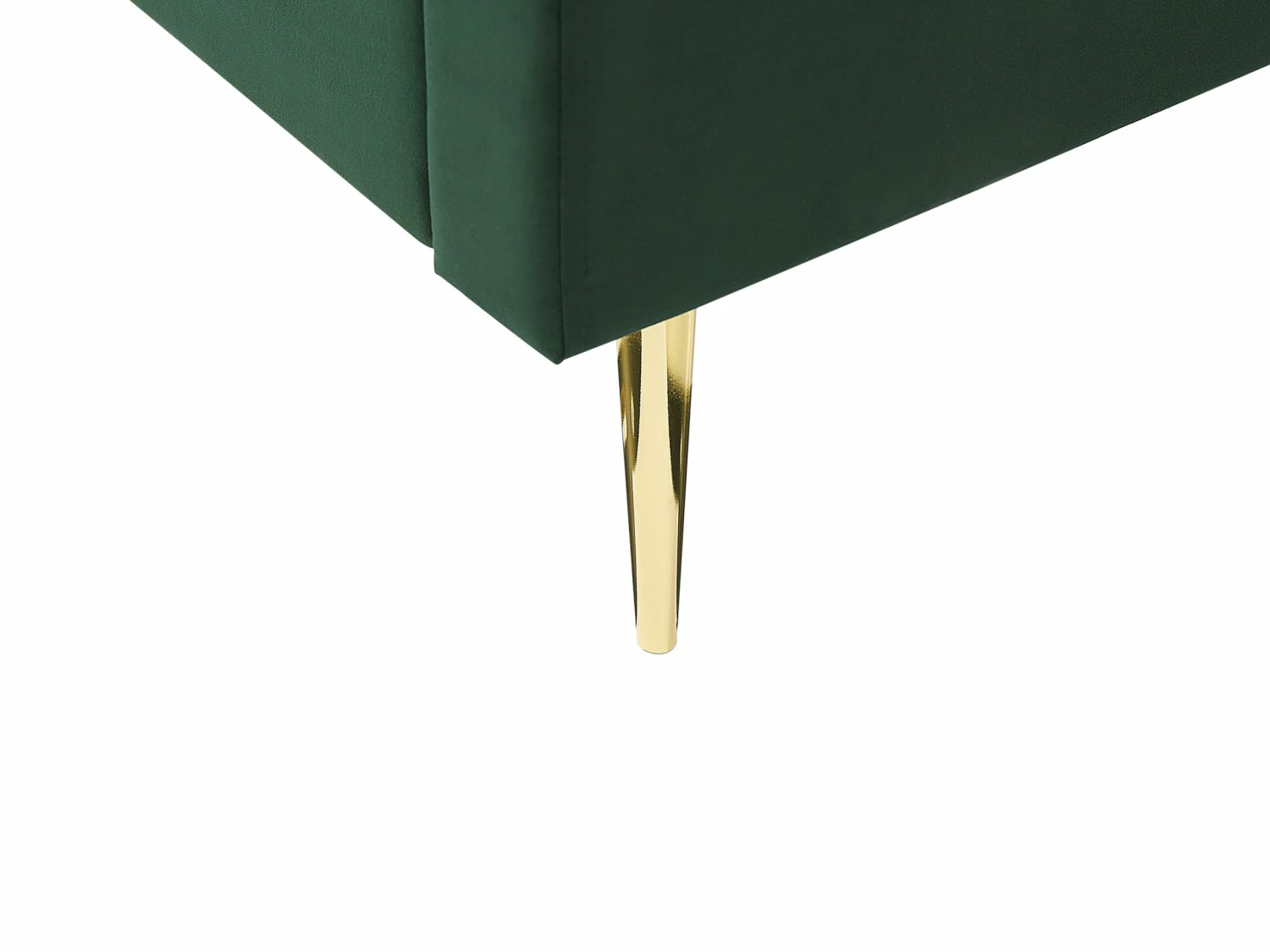 Bed Fluweel Groen In Diverse Formaten MARVILLE 8 Bed Fluweel Groen In Diverse Formaten MARVILLE - Afbeelding 8