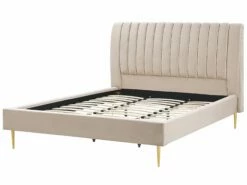 Bed Fluweel Beige In Diverse Formaten MARVILLE -slaapkamer Verkoopwinkel undef src sa picid 836032 type whitesh image