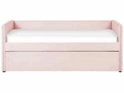 Slaapbank Fluweel 90 X 200 Cm Lichtroze TORYES -slaapkamer Verkoopwinkel undef src sa picid 837089 type whitesh image