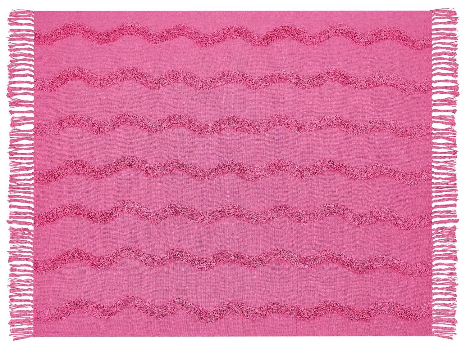 Deken 125 X 150 Cm Roze KHARI - Afbeelding 3