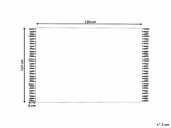 Deken Zwart/wit 125 X 150 Cm DAMEK 11 Deken Zwart/wit 125 X 150 Cm DAMEK -slaapkamer Verkoopwinkel undef src sa picid 839600 type whitesh image