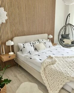 Bed Stof Beige In Diverse Formaten RENNES 13 Bed Stof Beige In Diverse Formaten RENNES -slaapkamer Verkoopwinkel undef src sa picid 842581 type whitesh image