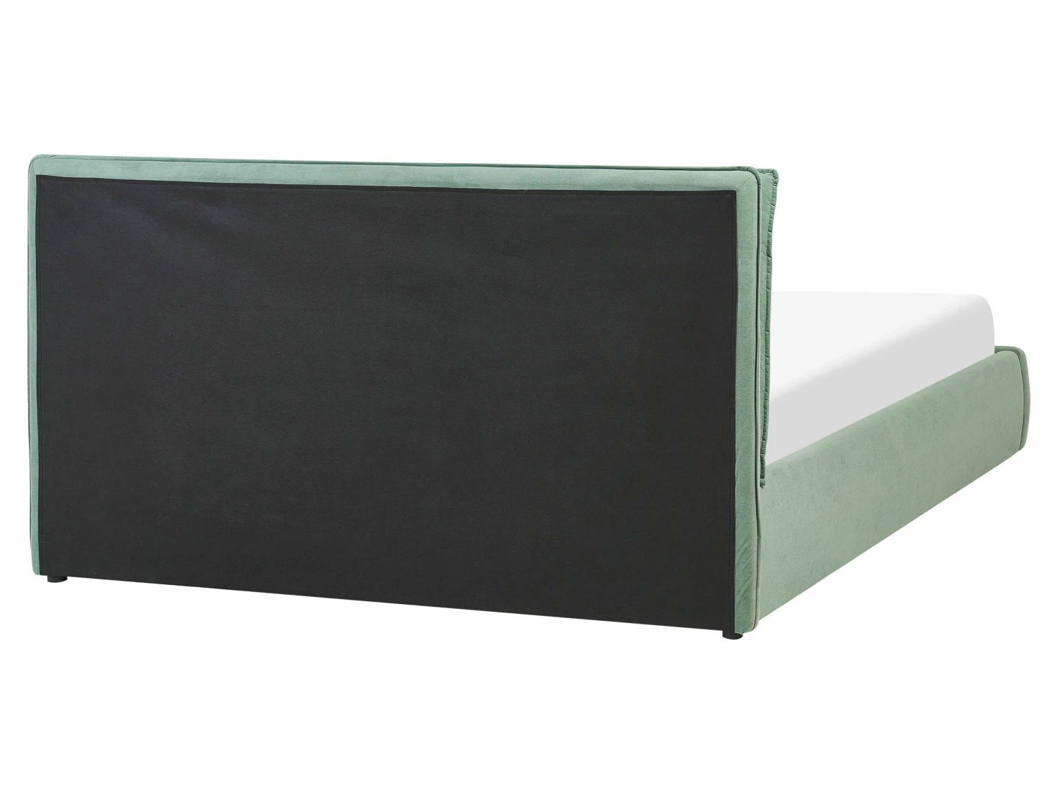 Bed Met Opbergruimte Fluweel Mintgroen 160 X 200 Cm BAJONNA 6 Bed Met Opbergruimte Fluweel Mintgroen 160 X 200 Cm BAJONNA - Afbeelding 6