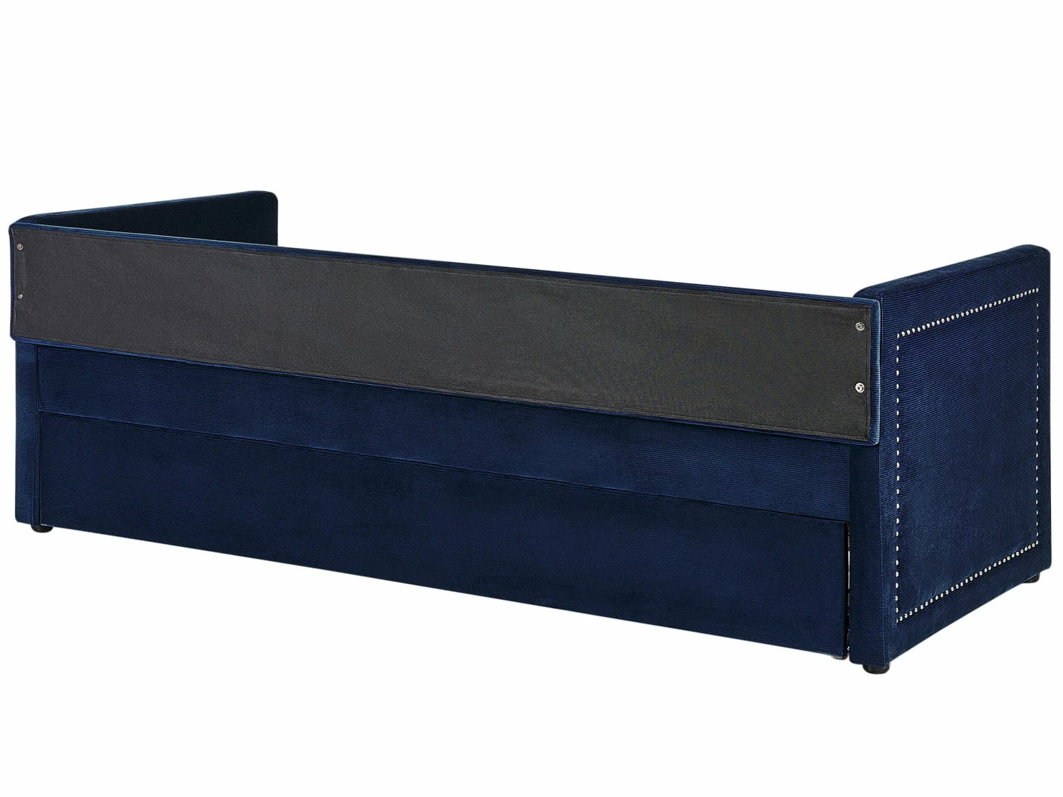 Bedbank Corduroy Donkerblauw 90 X 200 Cm MIMIZAN - Afbeelding 8