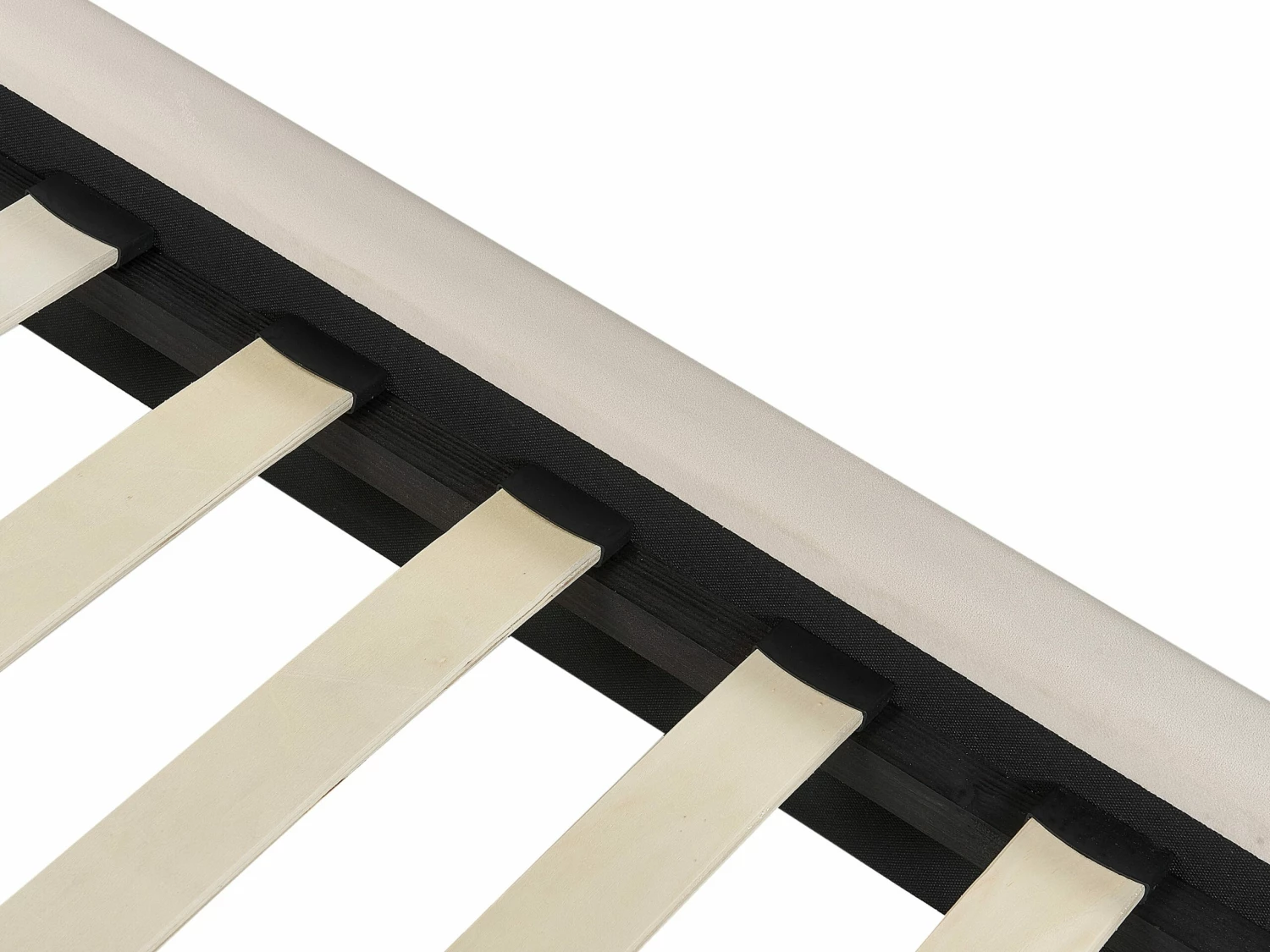 Bed Fluweel Beige FORBACH Verschillende Maten - Afbeelding 7