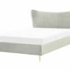 Bed Fluweel Lichtgrijs In Diverse Formaten CHALEIX