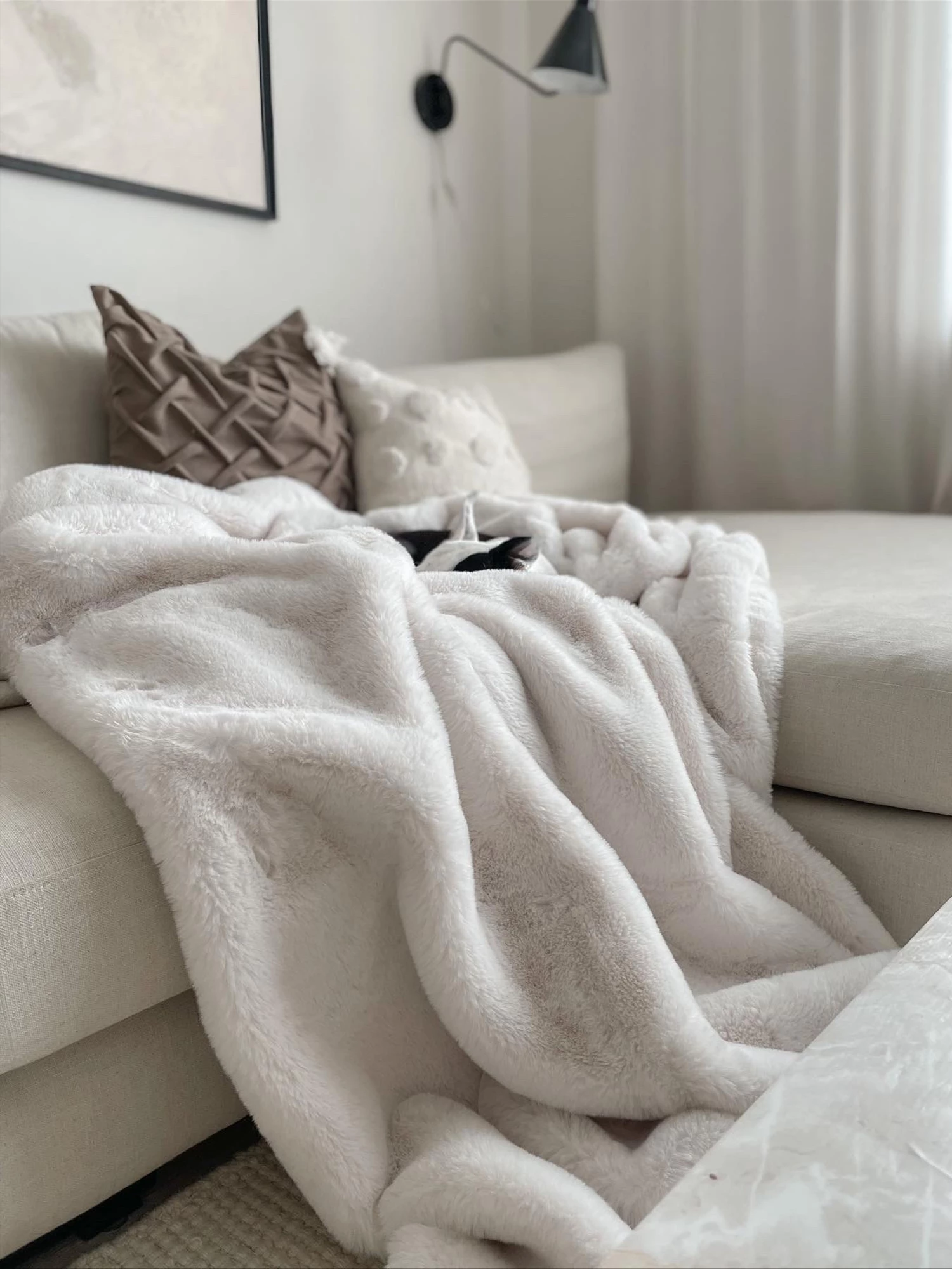 Plaid Wit In Diverse Formaten CHAAB 4 Plaid Wit In Diverse Formaten CHAAB - Afbeelding 4