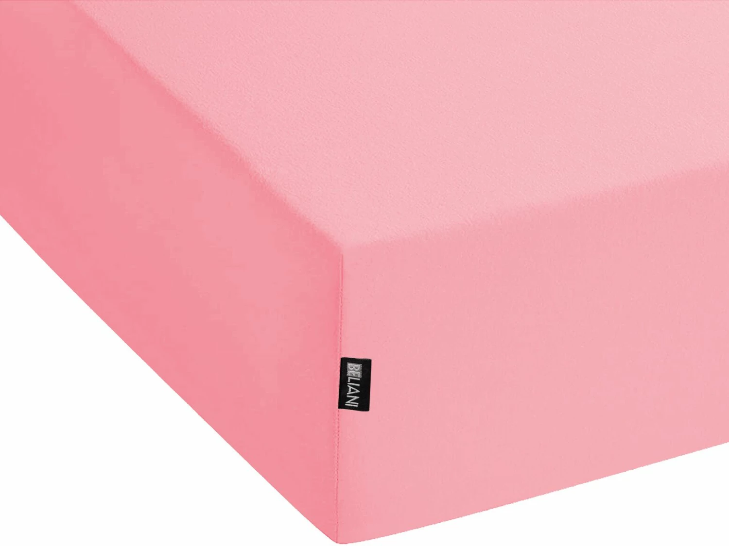 Hoeslaken Katoen Koraalroze JANBU Verschillende Maten - Afbeelding 3