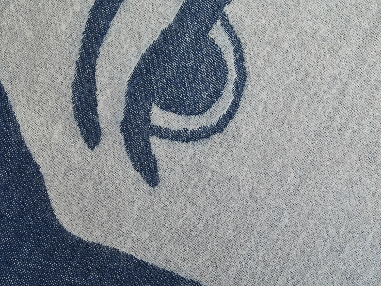 Deken Beige/blauw 130 X 170 Cm HALEDE 6 Deken Beige/blauw 130 X 170 Cm HALEDE - Afbeelding 6