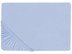 Hoeslaken Katoen Blauw JANBU Verschillende Maten