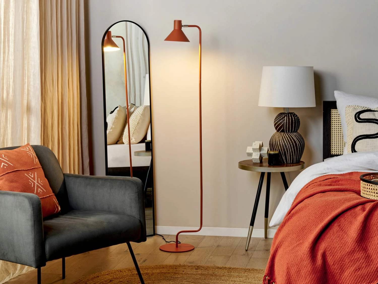 Deken 125 X 150 Cm Rood YARSA - Afbeelding 4